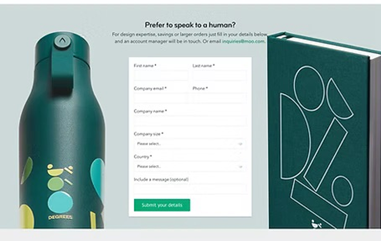 Initial MOO customisation experience